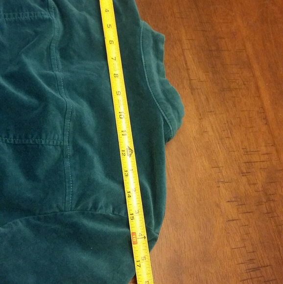 Copper Key Teal Velvet Cropped Jacket - Picture 8 of 12